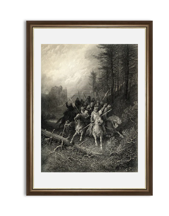 Cadre Gustave Doré - Légende Arthurienne - Image 2