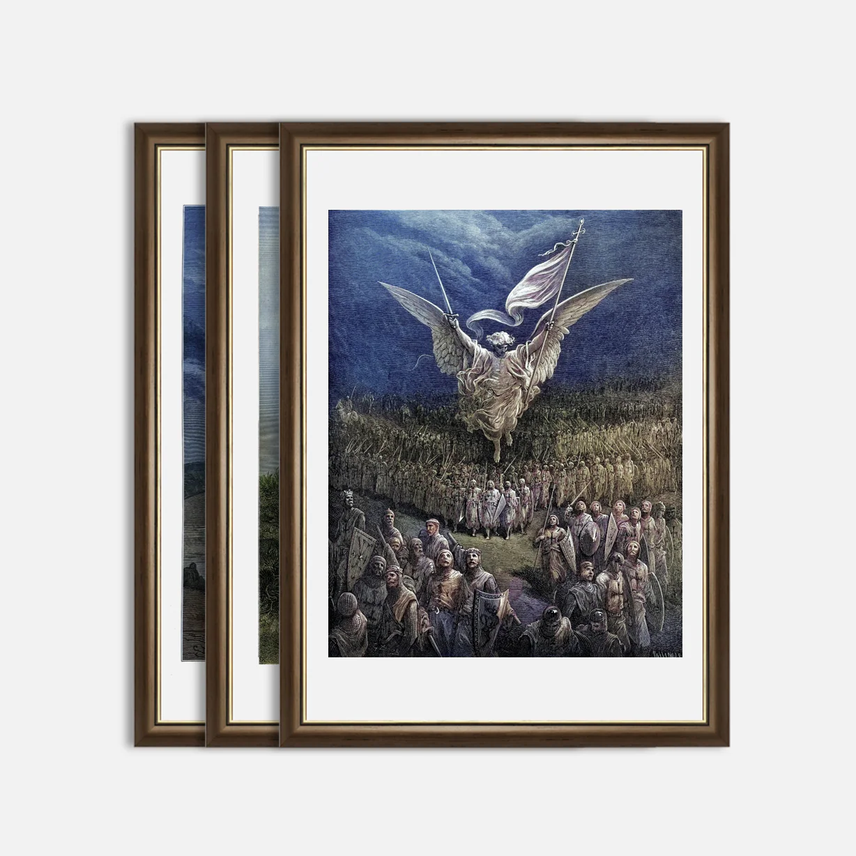 Collection 3 Cadres Gustave Doré - Colorisés
